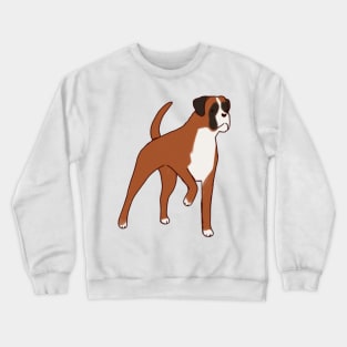 boxer dog drawing Crewneck Sweatshirt